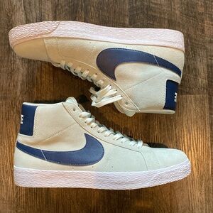 Nike SB Zoom Blazer Mid - Barely Green Navy, Size 11